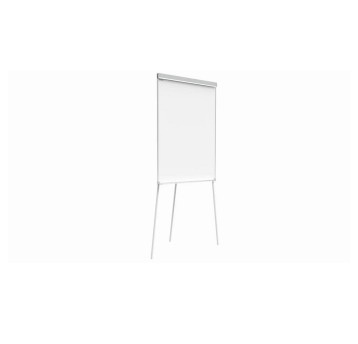 Flipchart stalowy suchościeralno - magnetyczny na trójnogu 70 x 100cm 2x3 kol. biały [TF01 ECO]