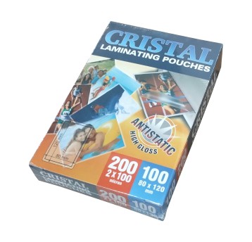 Folia do laminowania błyszcząca 100mic 100 arkuszy ARGO 80 x 120mm [328210]