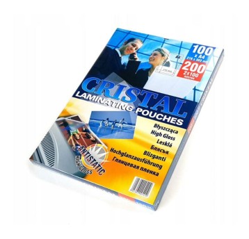 Folia do laminowania błyszcząca A4 100mic 100 arkuszy ARGO [320410]