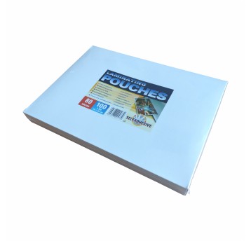 Folia do laminowania błyszcząca A4 80mic 100 arkuszy ARGO samoprzylepna [330480]