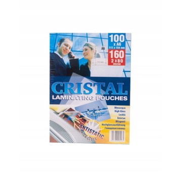 Folia do laminowania błyszcząca A6 80mic 100 arkuszy ARGO [320680]