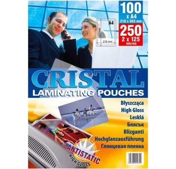 Folia do laminowania matowa/matowa A3 80mic 100 arkuszy ARGO antystatyczna [350380]