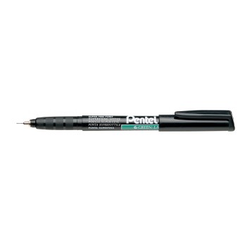Foliopis permanentny PENTEL NMF50 końcówka F 0,4mm kol. czarny [NMF50-A]