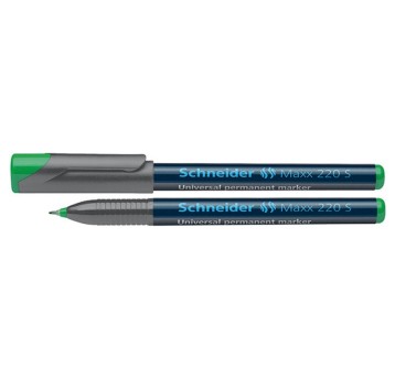 Foliopis permanentny SCHNEIDER MAXX 220 końcówka S 0,4mm kol. zielony [SR112404]