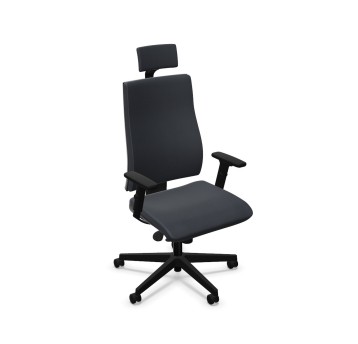 Fotel biurowy NOWY STYL INTRATA tkanina Sempre kol. ciemnoszary SM02 [O-12-HRUA-TS25-R20I-FST-SM02-SH [S] (PRO)]