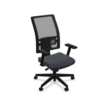 Fotel biurowy NOWY STYL TAK-TIK tkanina Sempre kol. ciemnoszary [TS25 R76 ACTIV1 BA-OP24N SM02]