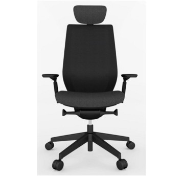 Fotel biurowy PROFIM ACCIS PRO tkanina Alba/oparcie siatka kol. czarny 60999/8033 [151SFL P63PU]