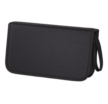 Futerał do przechowywania na płyty CD / DVD HAMA Wallet 34 CD czarny nylonowy [AOHAMCE00011617]