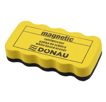 Gąbka filcowa do tablic magnetycznych suchościeralnych 106 x 52 x 20mm DONAU kol. żółty [7638001PL-99]