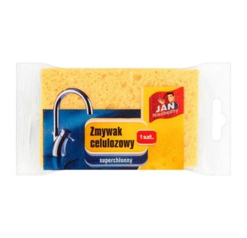 Gąbka kuchenna 10 x 5cm JAN NIEZBĘDNY mix kolorów do delikatnych powierzchni 5 szt.