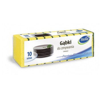 Gąbka kuchenna 8,3 x 5,5 x 2,7cm STELLA mix kolorów 10 szt. [ST-ST-001095]