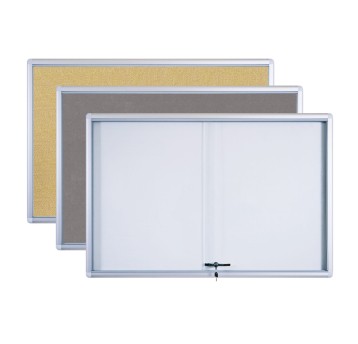 Gablota wewnętrzna tekstylna drzwi przesuwane 100 x 120 x 6cm ARTE-BIS [GS6-P]