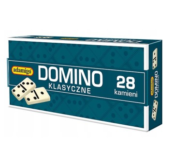 Gra Domino klasyczne 28 kamieni Adamigo