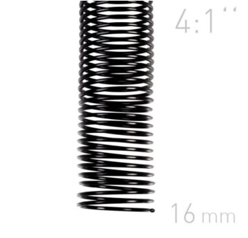 Grzbiet do bindowania spiralny 16mm 100 szt. OPUS kol. czarny O.COIL A4 120 kartek [118786]