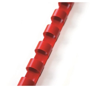 Grzbiet do bindowania uniwersalny 12,5mm 100 szt. ARGO kol. czerwony [405124]