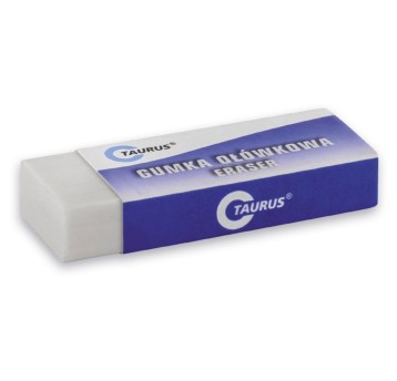 Gumka do mazania ołówkowa TAURUS 57 x 21 x 10mm polimerowa [40-140184]