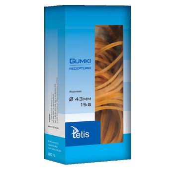 Gumki recepturki Ø43mm 15g TETIS [GG201-A]