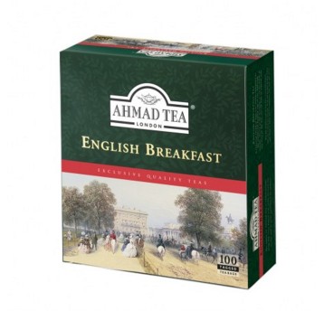 Herbata ekspresowa czarna AHMAD English Breakfast torebka bez zawieszki 100 szt.