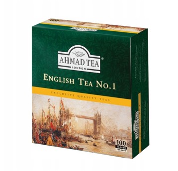 Herbata ekspresowa czarna AHMAD Tea English No1 torebka z zawieszką 100 szt.