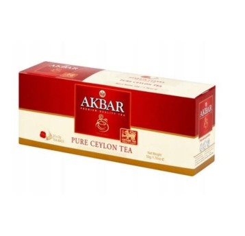 Herbata ekspresowa czarna AKBAR torebka 50g 25 szt.