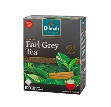 Herbata ekspresowa czarna DILMAH Earl Grey torebka bez zawieszki 100 szt.