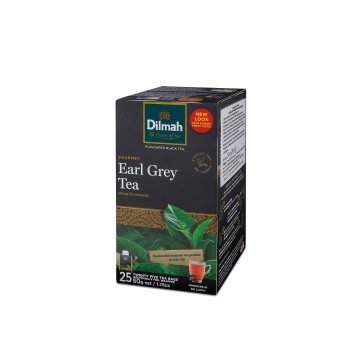 Herbata ekspresowa czarna DILMAH Earl Grey torebka koperta 25 szt.