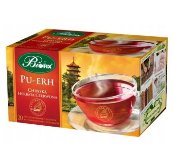 Herbata ekspresowa czerwona BIFIX Admiral Tea Pu-erh torebka koperta 20 szt.