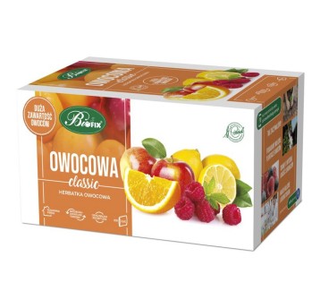 Herbata ekspresowa owocowa BIFIX Owocowa torebka bez zawieszki 20 szt.