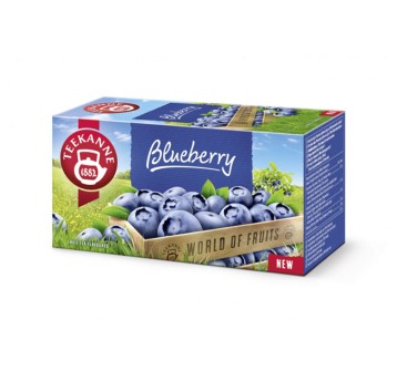 Herbata ekspresowa owocowa TEEKANNE Blueberry (borówkowy) torebka koperta 20 szt.