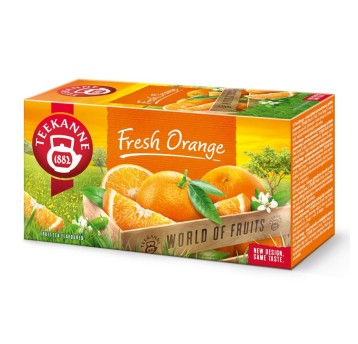Herbata ekspresowa owocowa TEEKANNE Fresh Orange (pomarańcza) torebka koperta 20 szt.