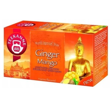 Herbata ekspresowa owocowa TEEKANNE Ginger Mango (owocowa imbir&mango) torebka koperta 20 szt.