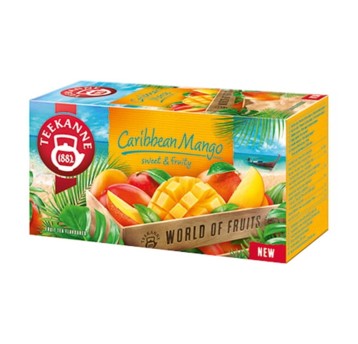 Herbata ekspresowa owocowa TEEKANNE Karaibskie mango (mango) torebka koperta 20 szt.