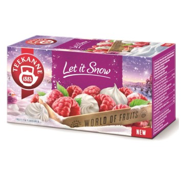 Herbata ekspresowa owocowa TEEKANNE Let It Snow (owocowa beza i malina) torebka koperta 20 szt.