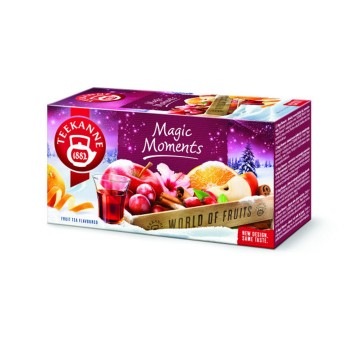 Herbata ekspresowa owocowa TEEKANNE Magic Moments (pomarańcza, rum, winogron) torebka koperta 20 szt.