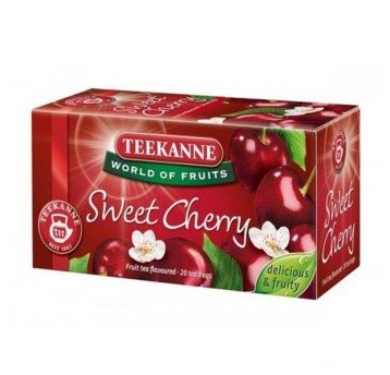 Herbata ekspresowa owocowa TEEKANNE Słodka wiśnia (wiśnia) torebka koperta 20 szt.