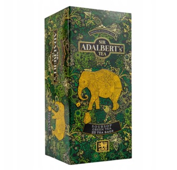 Herbata ekspresowa zielona ADALBERT'S torebka koperta 25 szt.