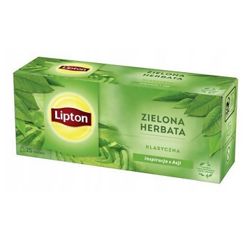 Herbata ekspresowa zielona LIPTON Balance Green Tea torebka koperta 25 szt.