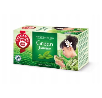 Herbata ekspresowa zielona TEEKANNE WORLD SPECIAL TEAS Green Jasmine (jaśmin) torebka koperta 20 szt.