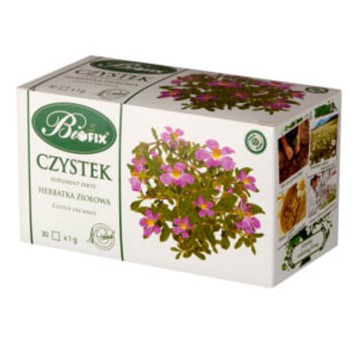 Herbata ekspresowa ziołowa BIFIX (czystek) torebka bez zawieszki 30 szt.