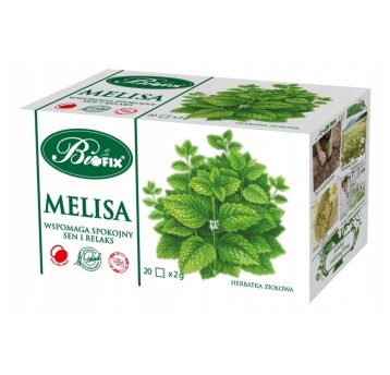Herbata ekspresowa ziołowa BIFIX (melisa) torebka bez zawieszki 20 szt.