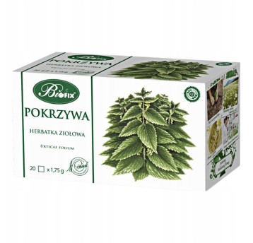 Herbata ekspresowa ziołowa BIFIX (pokrzywa) torebka bez zawieszki 20 szt.