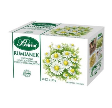 Herbata ekspresowa ziołowa BIFIX (rumianek) torebka bez zawieszki 20 szt.