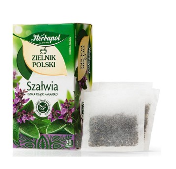 Herbata ekspresowa ziołowa HERBAPOL ZIELNIK POLSKI (szałwia) torebka 20 szt.
