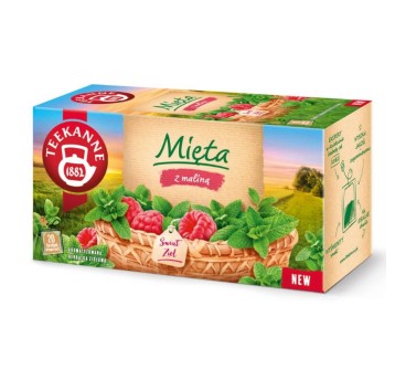 Herbata ekspresowa ziołowa TEEKANNE Mięta z maliną torebka koperta 20 szt.
