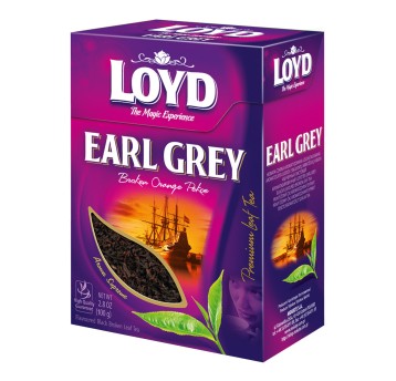 Herbata liściasta czarna LOYD TEA Earl Grey sypana 100g 1 opak.
