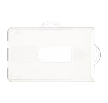 Identyfikator do kart i wizytówek ARGO 54 x 88mm poziomy/pionowy kol. przezroczysty typ K karta [601045]