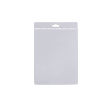 Identyfikator targowy BIURFOL 82 x 106mm pionowy kol. przezroczysty 20 szt. [ID-07]