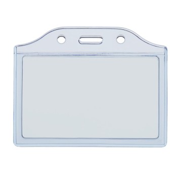 Identyfikator uniwersalny ARGO 2K-H BLUE 54 x 86mm poziomy kol. błękitny transparentny na 2 karty miękki 50 szt. [601305]