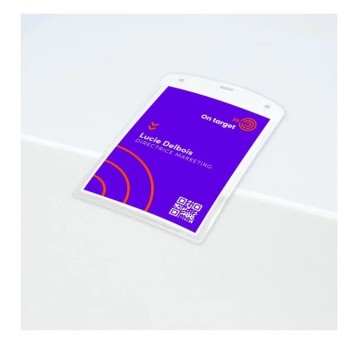 Identyfikator uniwersalny AVERY 105 x 148mm kol. przezroczysty 50 szt. [4834XL]