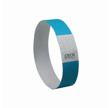 Identyfikatory opaski na rękę AVERY ZWECKFORM 256 x 19mm kol. niebieski neonowy 500 szt. posiadają numerację seryjną [TYVBL-50]